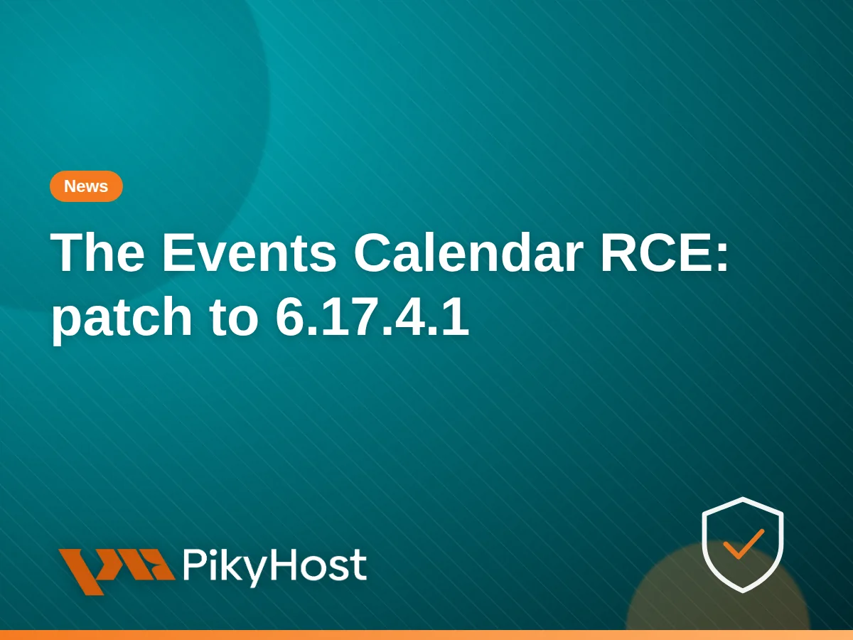 A critical flaw in The Events Calendar plugin lets attackers take over WordPress sites: update to 6.17.4.1 now