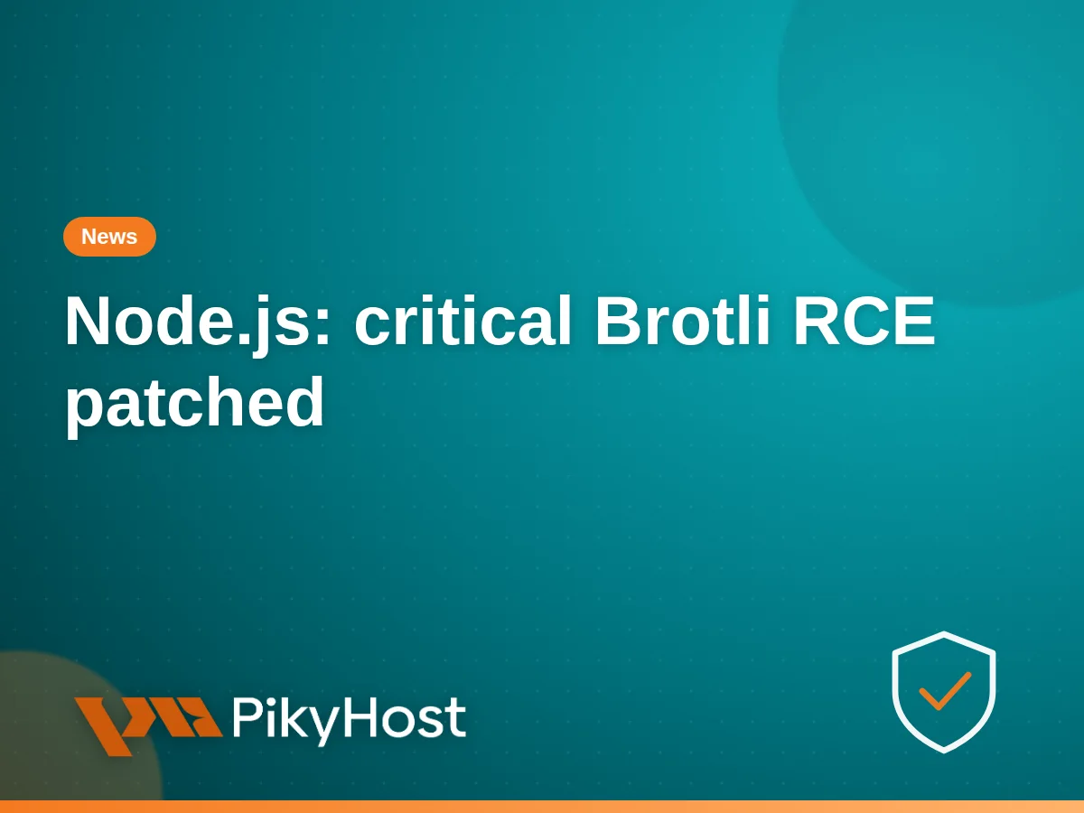 Node.js patches a high-severity Brotli decoder RCE bug: update now