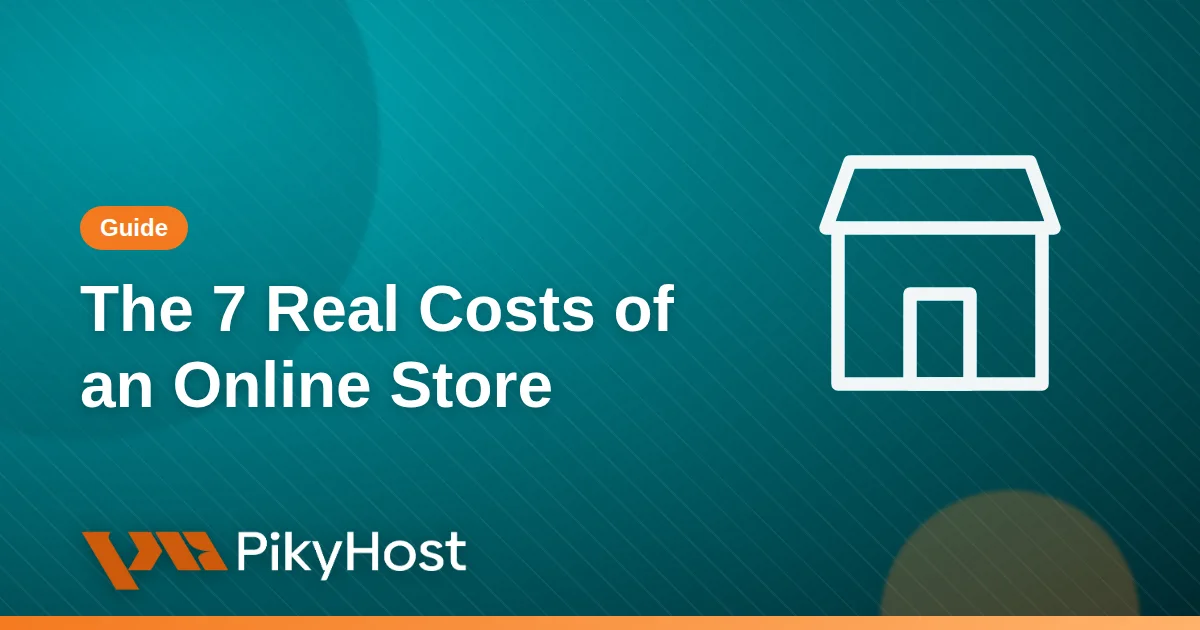 The real cost components of an online store, line by line